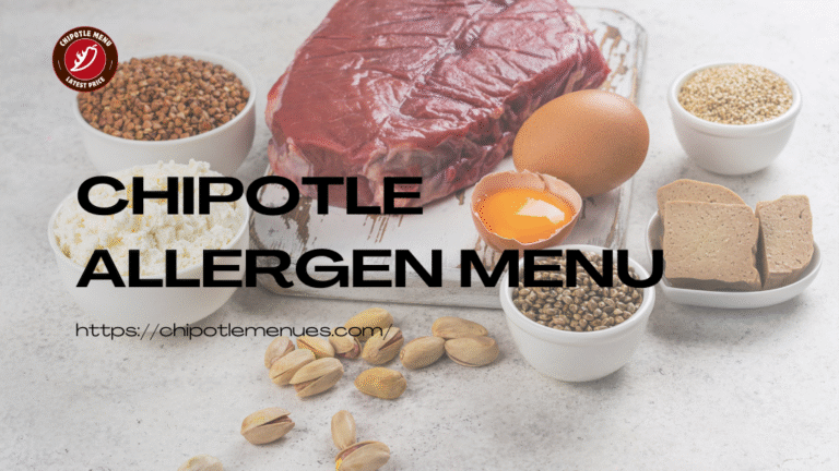 chipotle food allergen